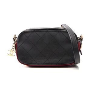 Chanel Matelasse Camera Bag Leather Canvas